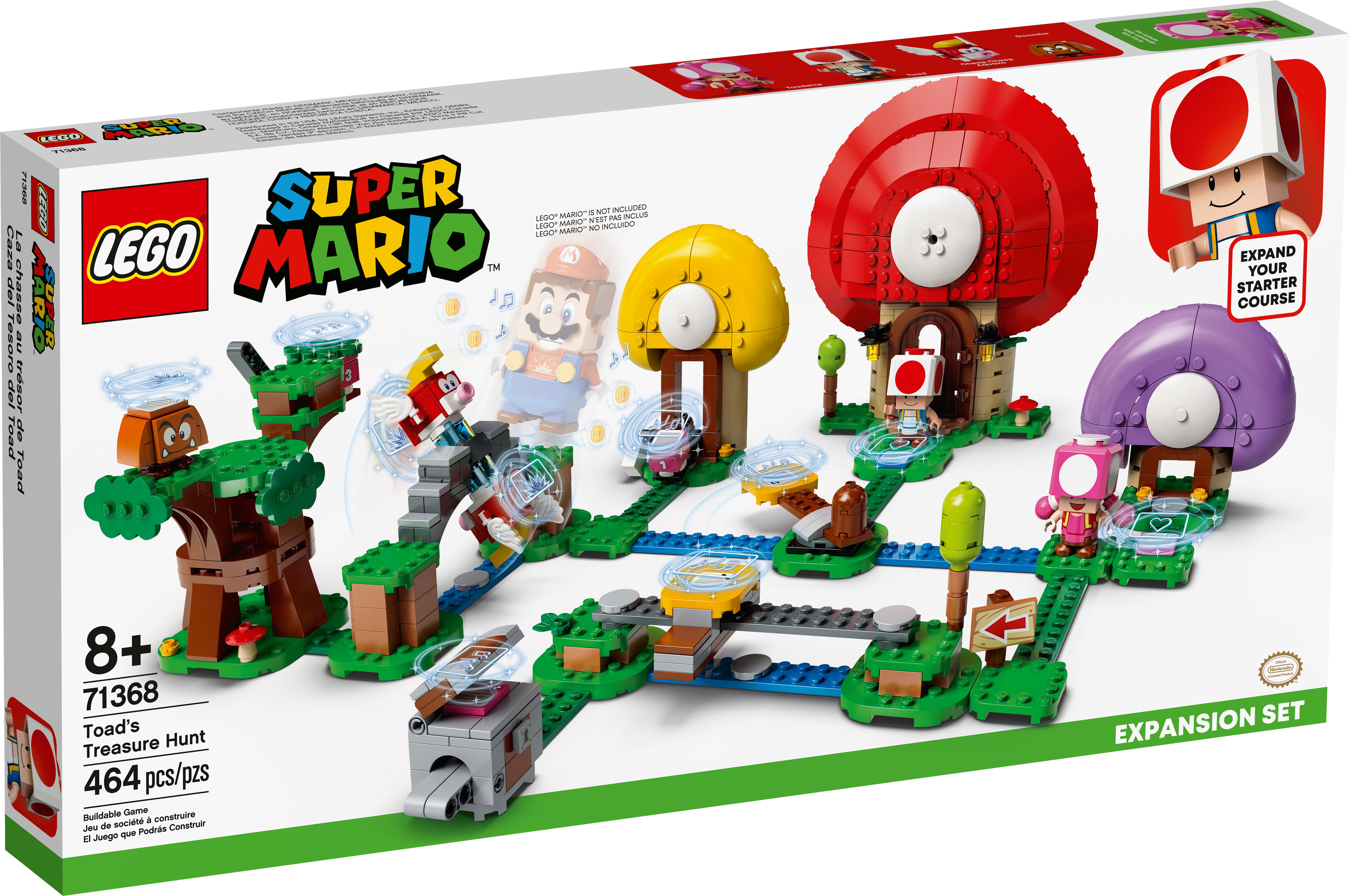 LEGO Super Mario Toad’s Treasure Hunt Expansion Set 71368 for sale online